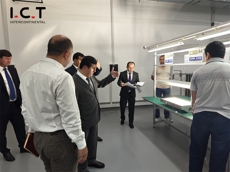 Tadžikistanin pormestari vierailee ICT SMT -koneessa