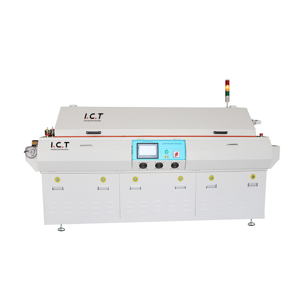 ICT-T4 |Korkealaatuinen SMT PCB Reflow juotosuunikone