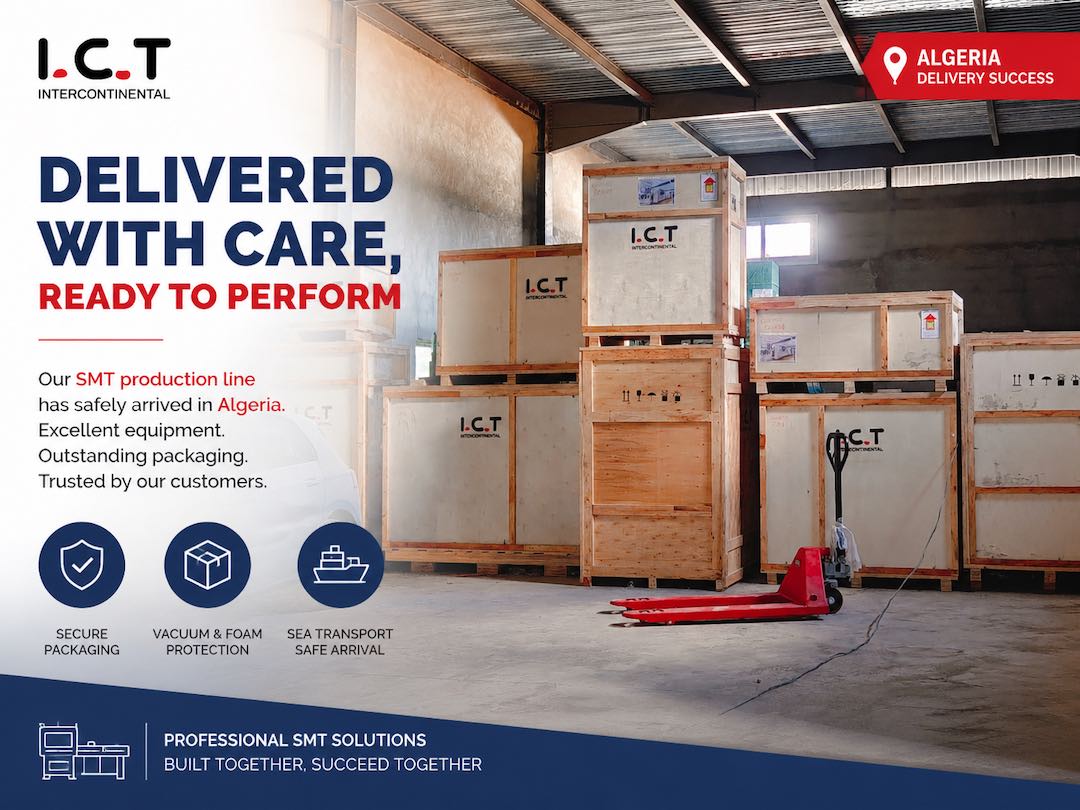 ICT SMT -laitteet saapuvat turvallisesti Algerian Customer Site.jpg -sivustolle