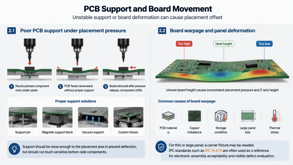PCB-tuki ja Board Movement.webp